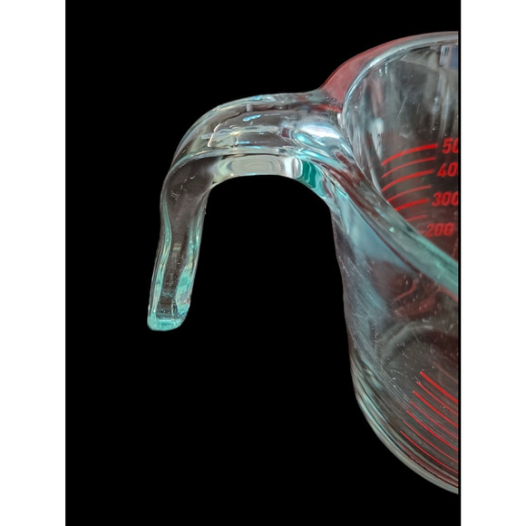 Pyrex 2 Cup Glass Measuring Cup Wil Large Numbers - Picture 5 of 6